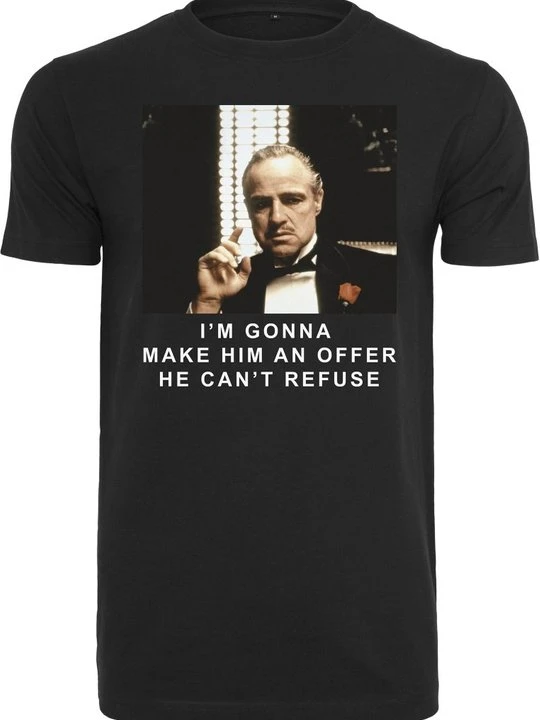 Zdjęcie produktu T-shirt z nadrukiem MERCHCODE czarny