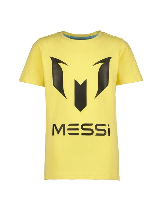 Zdjęcie produktu T-shirt z nadrukiem Messi jasnożółty