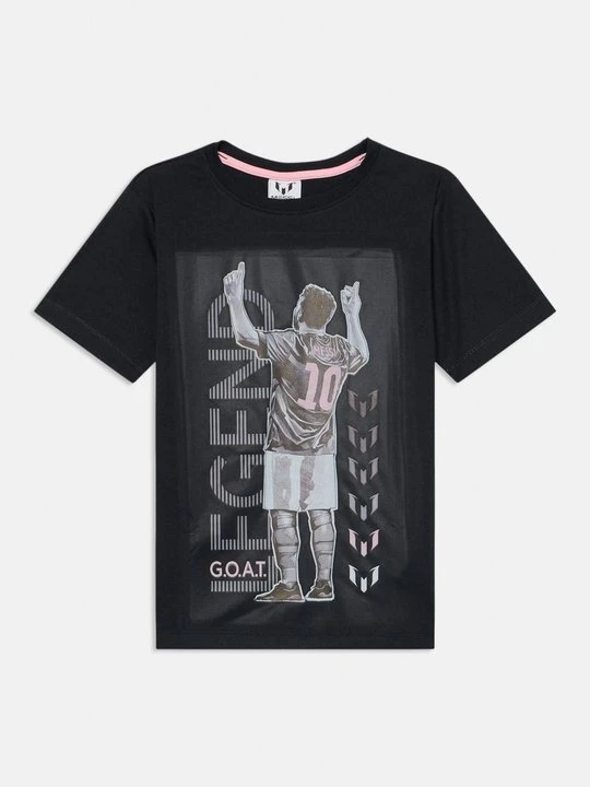 Zdjęcie produktu T-shirt z nadrukiem Messi granatowy