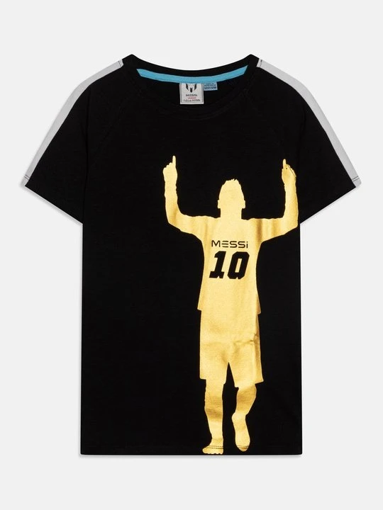 Zdjęcie produktu T-shirt z nadrukiem Messi czarny