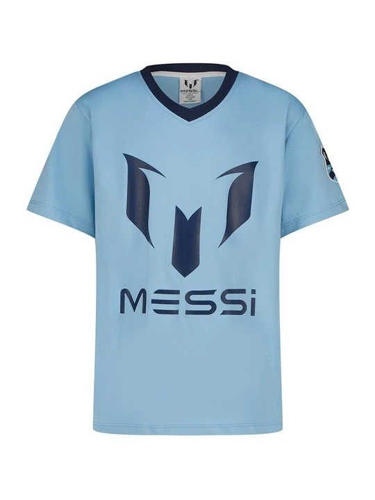 Zdjęcie produktu T-shirt z nadrukiem Messi jasnoniebieski