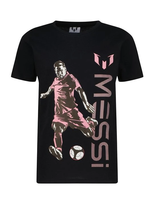 Zdjęcie produktu T-shirt z nadrukiem Messi czarny