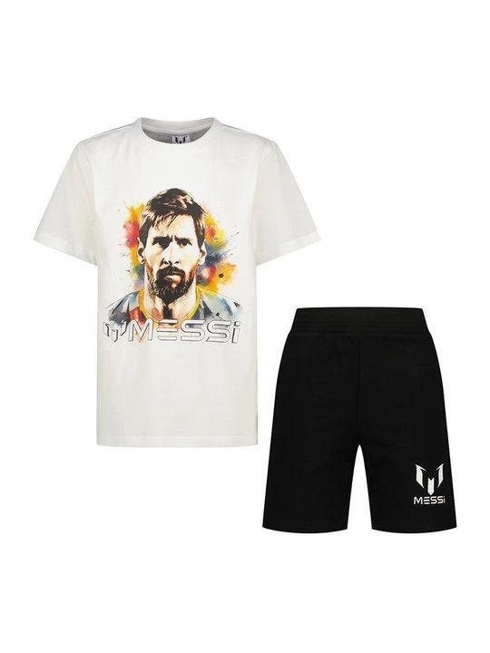 Zdjęcie produktu T-shirt z nadrukiem Messi biały