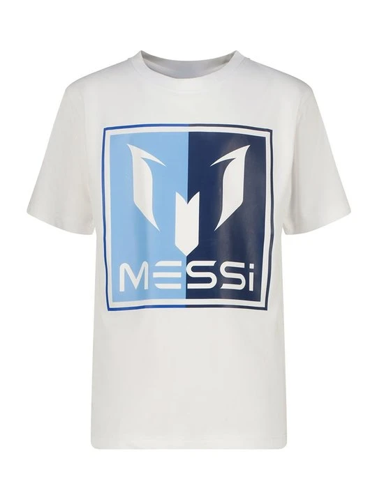 Zdjęcie produktu T-shirt z nadrukiem Messi biały