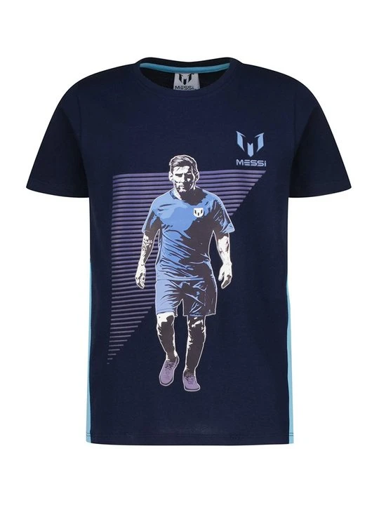 Zdjęcie produktu T-shirt z nadrukiem Messi niebieski