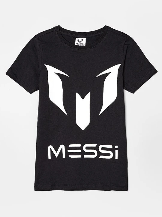 Zdjęcie produktu T-shirt z nadrukiem Messi czarny