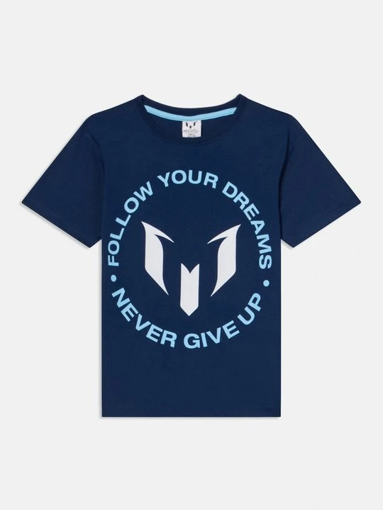Zdjęcie produktu T-shirt z nadrukiem Messi granatowy