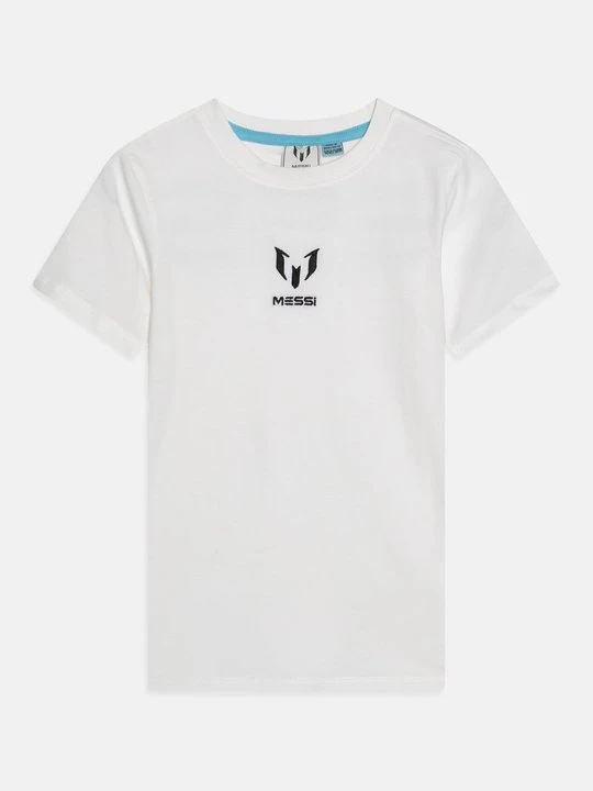 Zdjęcie produktu T-shirt z nadrukiem Messi biały