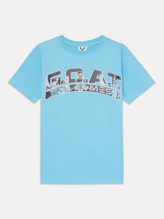Zdjęcie produktu T-shirt z nadrukiem Messi jasnoniebieski