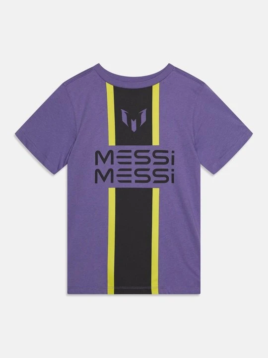 Zdjęcie produktu T-shirt z nadrukiem Messi fioletowy