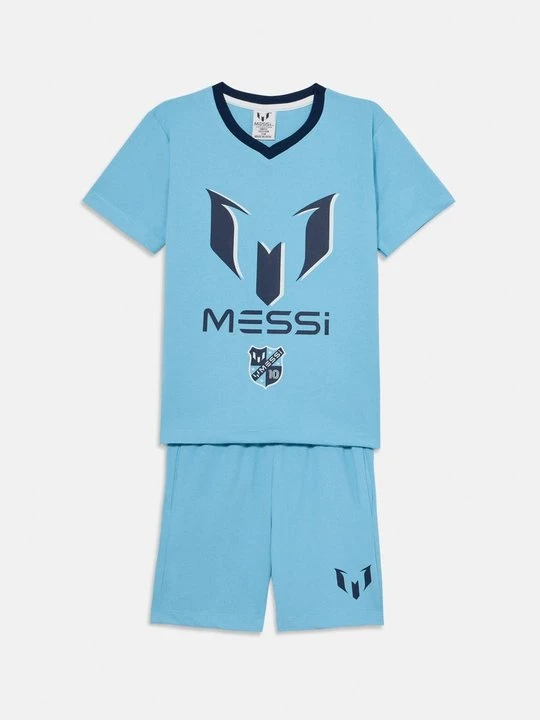 Zdjęcie produktu T-shirt z nadrukiem Messi jasnoniebieski