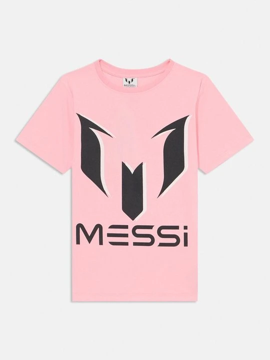 Zdjęcie produktu T-shirt z nadrukiem Messi różowy