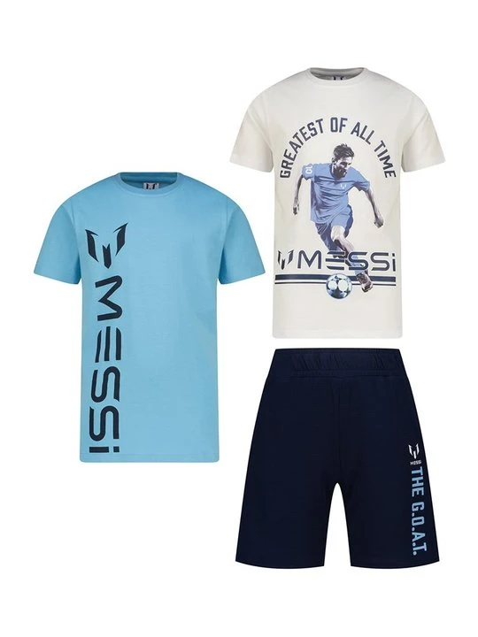 Zdjęcie produktu T-shirt z nadrukiem Messi jasnoniebieski