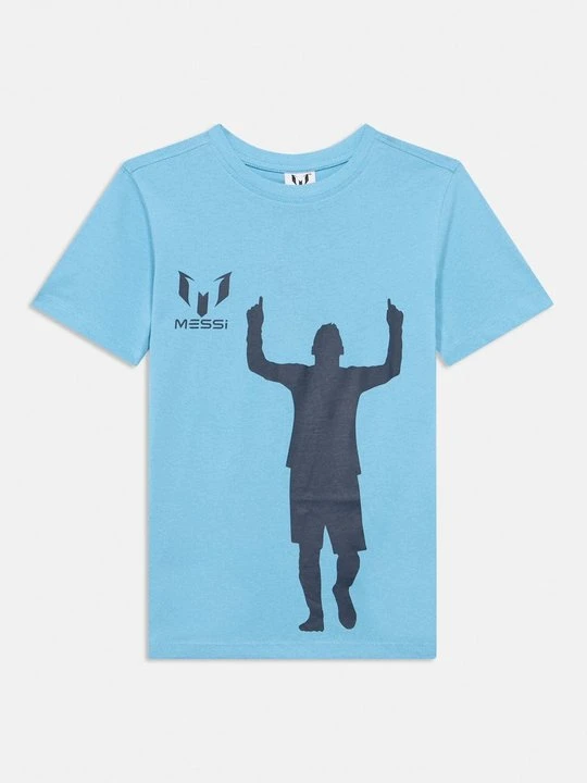 Zdjęcie produktu T-shirt z nadrukiem Messi jasnoniebieski