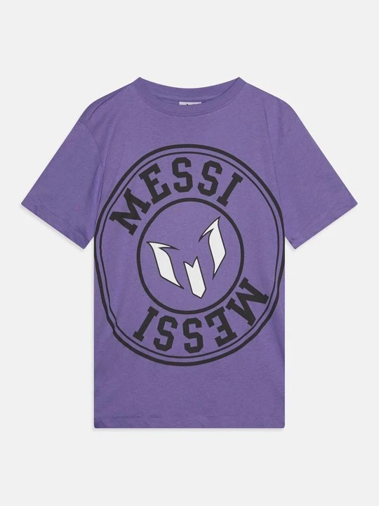 Zdjęcie produktu T-shirt z nadrukiem Messi fioletowy
