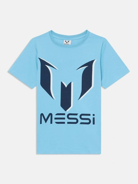 Zdjęcie produktu T-shirt z nadrukiem Messi jasnoniebieski