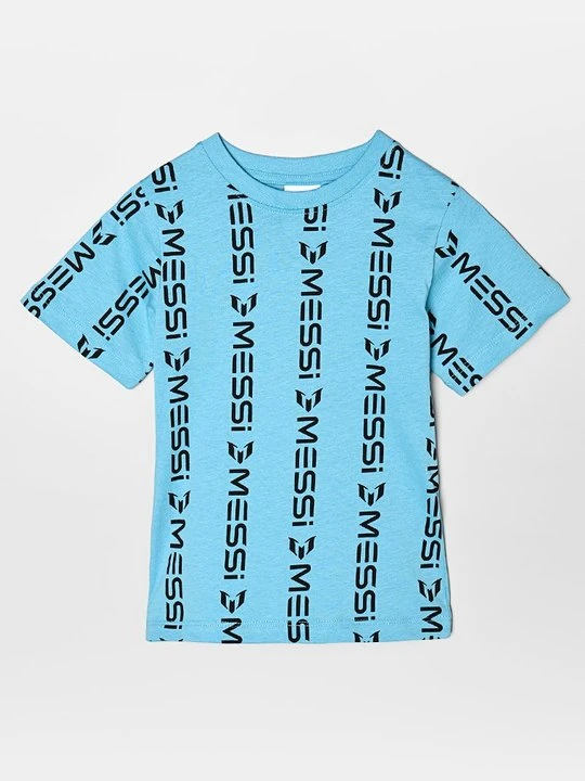 Zdjęcie produktu T-shirt z nadrukiem Messi jasnoniebieski