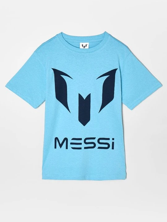 Zdjęcie produktu T-shirt z nadrukiem Messi jasnoniebieski