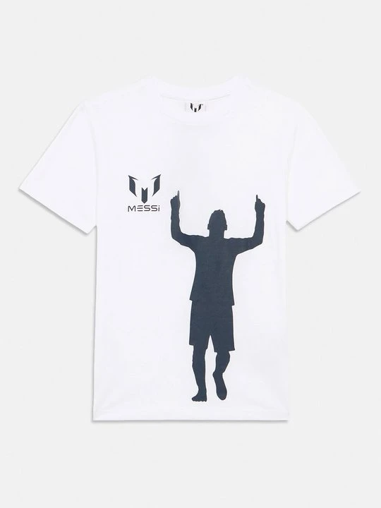 Zdjęcie produktu T-shirt z nadrukiem Messi biały