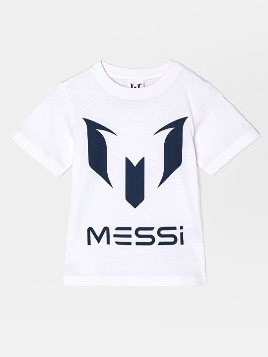 Zdjęcie produktu T-shirt z nadrukiem Messi biały