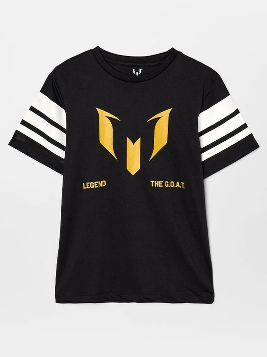 Zdjęcie produktu T-shirt z nadrukiem Messi czarny