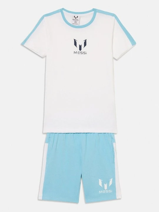 Zdjęcie produktu T-shirt z nadrukiem Messi jasnoniebieski