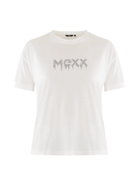 Zdjęcie produktu T-shirt z nadrukiem Mexx mleczny