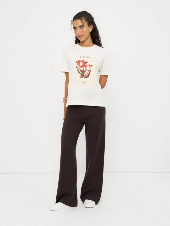 Zdjęcie produktu T-shirt z nadrukiem Mexx mleczny
