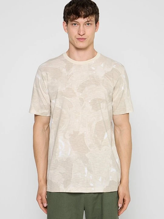 Zdjęcie produktu T-shirt z nadrukiem Mexx piaskowy