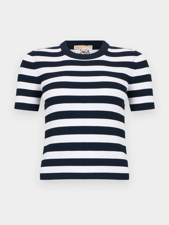 Zdjęcie produktu T-shirt z nadrukiem Michael Kors granatowy