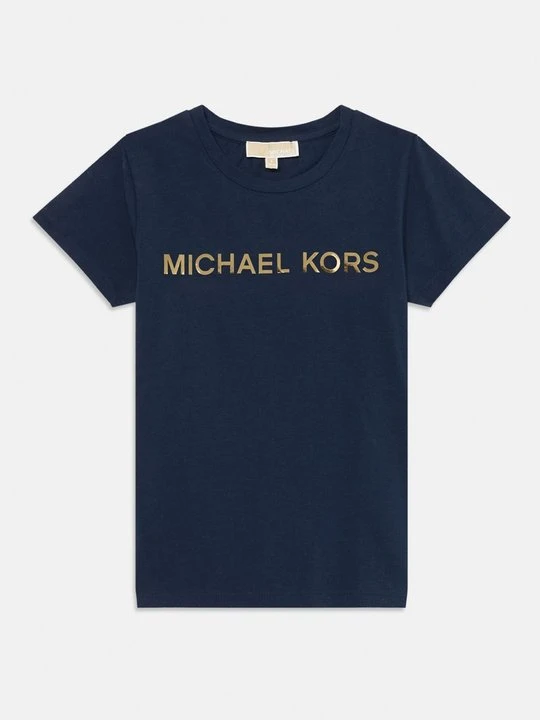 Zdjęcie produktu T-shirt z nadrukiem Michael Kors granatowy