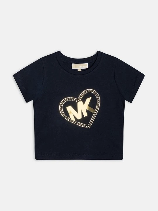 Zdjęcie produktu T-shirt z nadrukiem Michael Kors granatowy