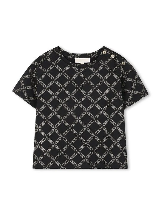 Zdjęcie produktu T-shirt z nadrukiem Michael Kors czarny