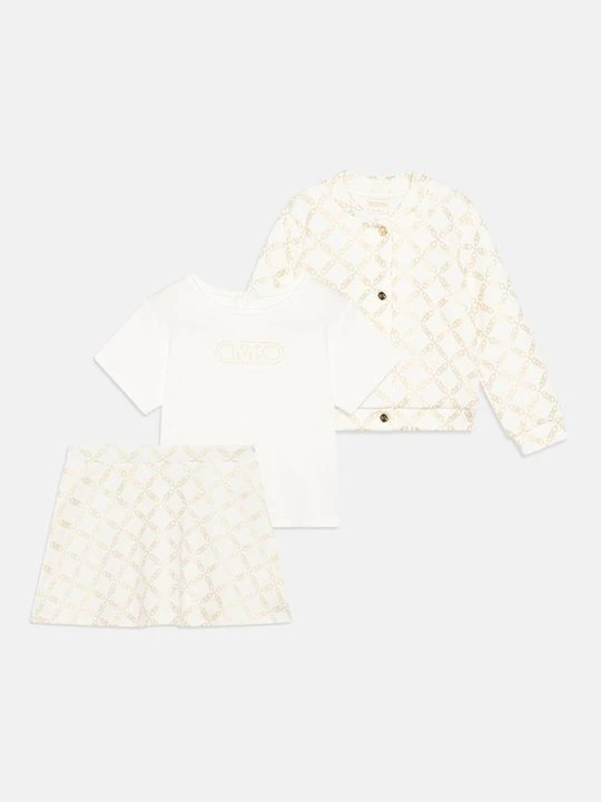 Zdjęcie produktu T-shirt z nadrukiem Michael Kors mleczny