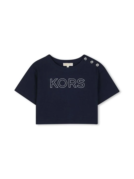 Zdjęcie produktu T-shirt z nadrukiem Michael Kors niebieski