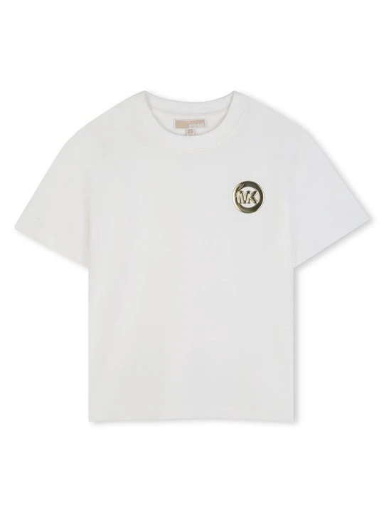 Zdjęcie produktu T-shirt z nadrukiem Michael Kors mleczny