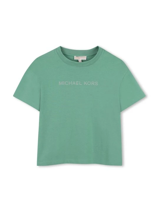 Zdjęcie produktu T-shirt z nadrukiem Michael Kors zielony