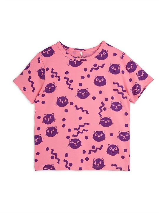 Zdjęcie produktu T-shirt z nadrukiem Mini Rodini różowy