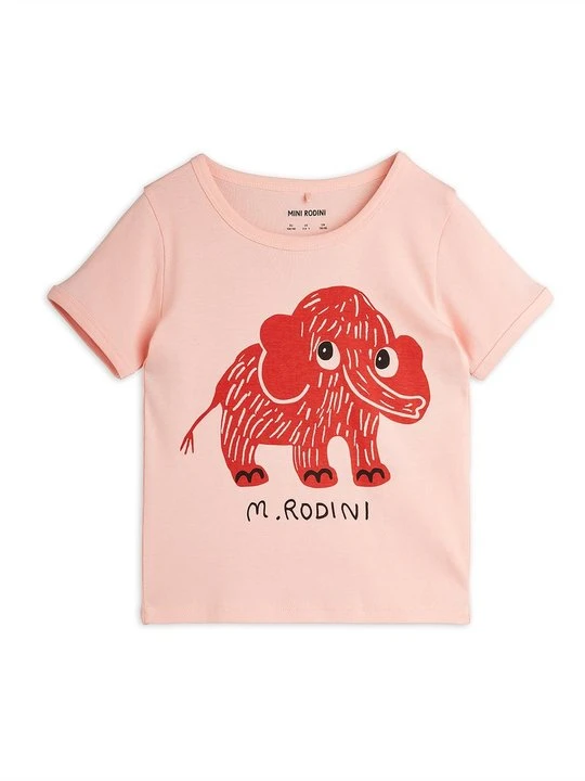 Zdjęcie produktu T-shirt z nadrukiem Mini Rodini różowy
