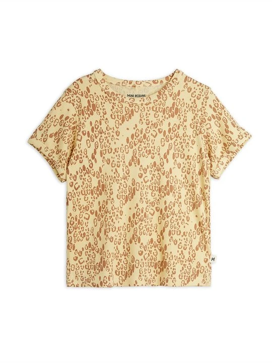 Zdjęcie produktu T-shirt z nadrukiem Mini Rodini beżowy