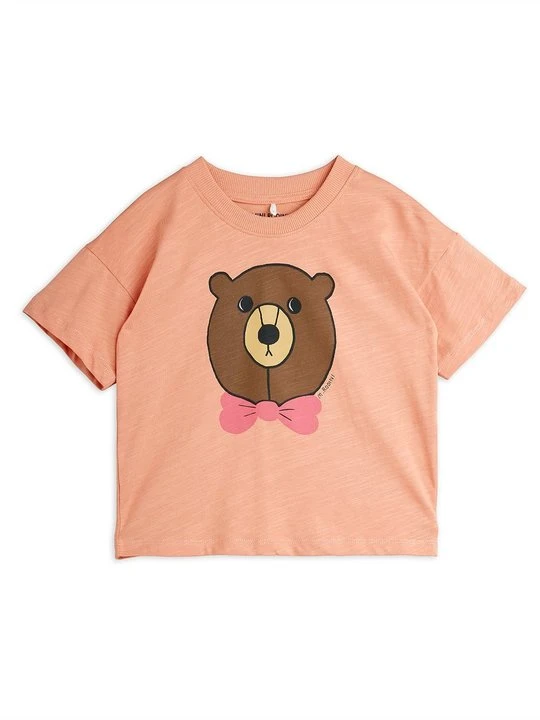Zdjęcie produktu T-shirt z nadrukiem Mini Rodini różowy