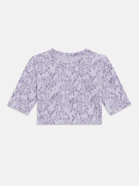 Zdjęcie produktu T-shirt z nadrukiem Mini Rodini fioletowy