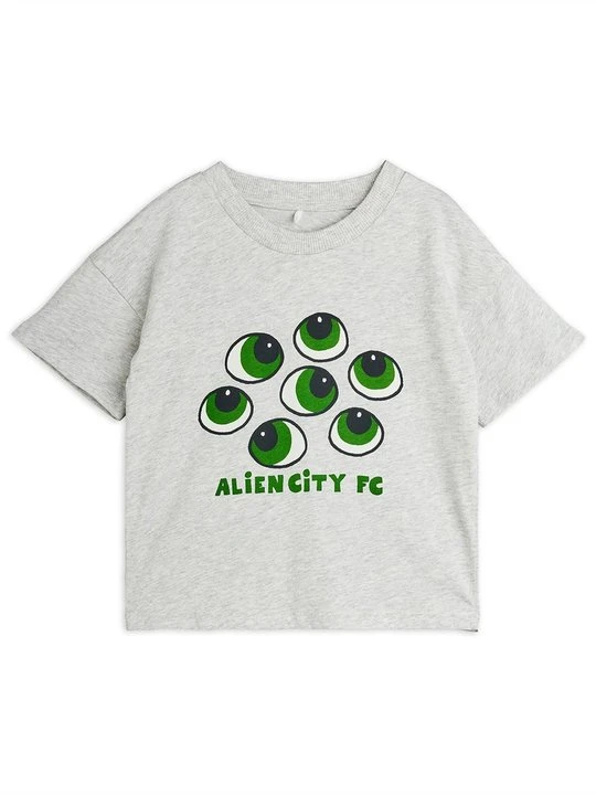 Zdjęcie produktu T-shirt z nadrukiem Mini Rodini szary