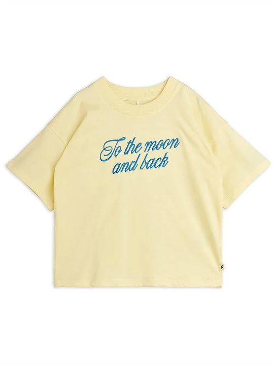 Zdjęcie produktu T-shirt z nadrukiem Mini Rodini żółty