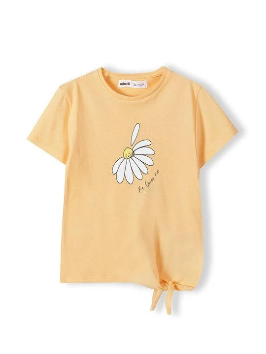 Zdjęcie produktu T-shirt z nadrukiem MINOTI pomarańczowy