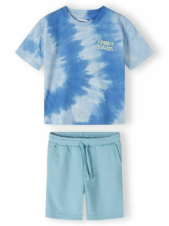 Zdjęcie produktu T-shirt z nadrukiem MINOTI niebieski