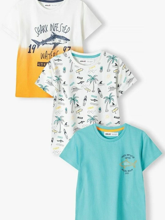 Zdjęcie produktu T-shirt z nadrukiem MINOTI biały