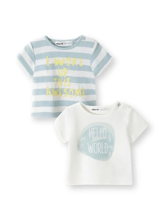 Zdjęcie produktu T-shirt z nadrukiem MINOTI biały