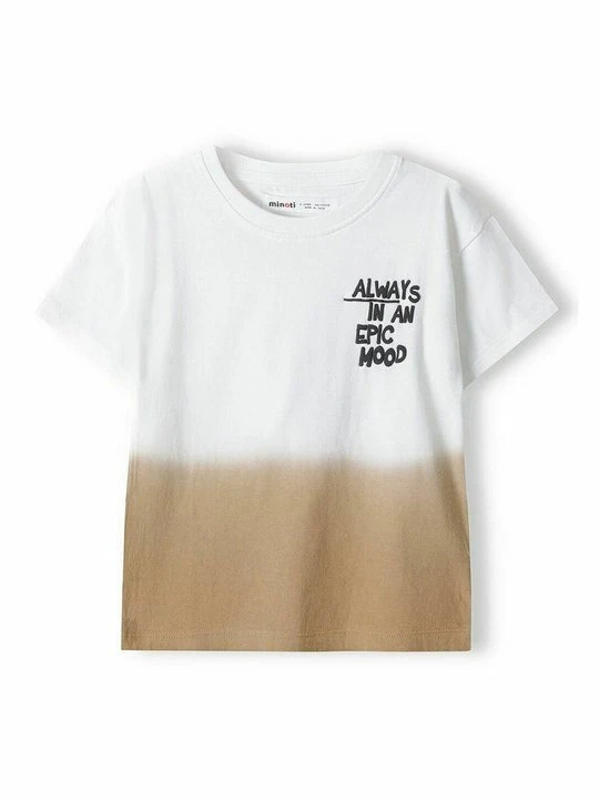 Zdjęcie produktu T-shirt z nadrukiem MINOTI biały