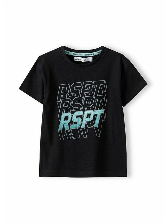 Zdjęcie produktu T-shirt z nadrukiem MINOTI czarny
